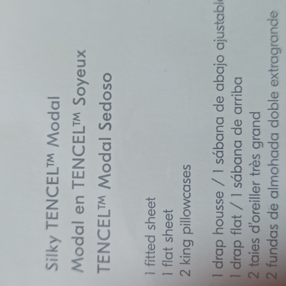 West Elm Silky Tencel Modal King Sheet Set, Retail Price $179.00 USD, Frost Gray - Picture 11 of 16